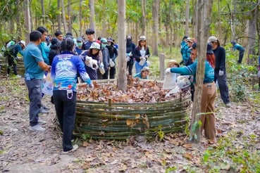 A Sewian is a local nature-based solution for managing organic waste and improving soil fertility