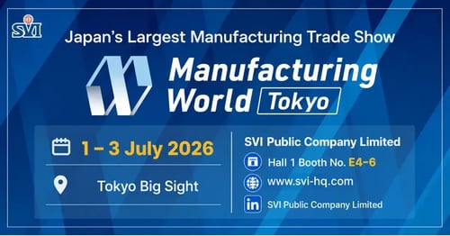 Manufacturing in Asia, Built for the World — Meet SVI at Manufacturing World Tokyo 2026