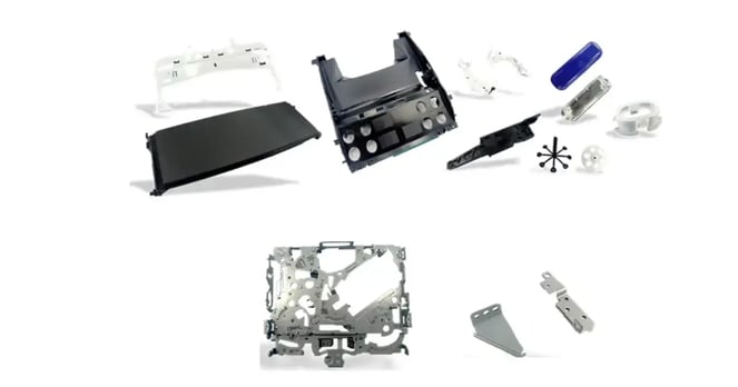 Plastic injection and Metal stamping