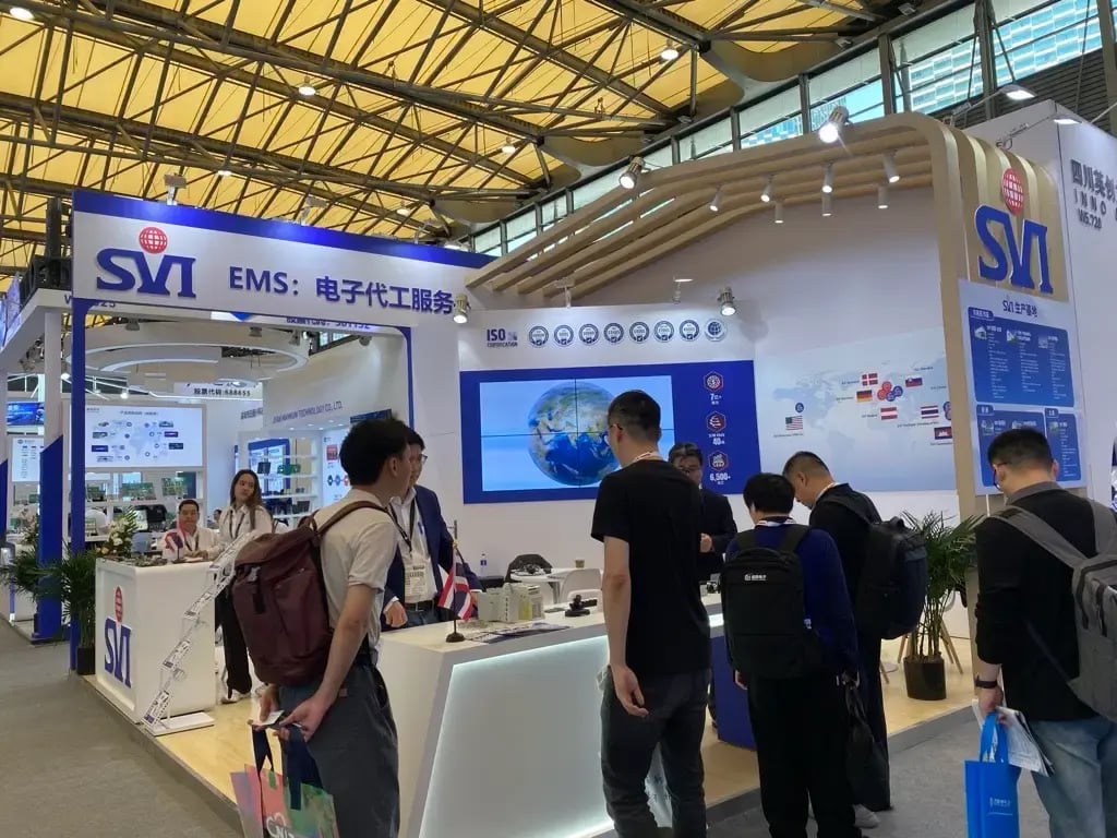 SVI booth at Electronica China 2025